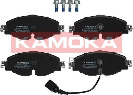 Kamoka JQ101359 - Комплект спирачно феродо, дискови спирачки parts5.com