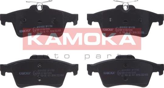 Kamoka JQ1013532 - Fékbetétkészlet, tárcsafék parts5.com