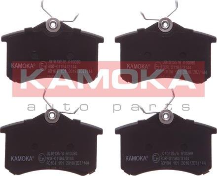 Kamoka JQ1013576 - Sada brzdových platničiek kotúčovej brzdy parts5.com