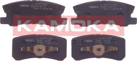 Kamoka JQ1013678 - Fékbetétkészlet, tárcsafék parts5.com