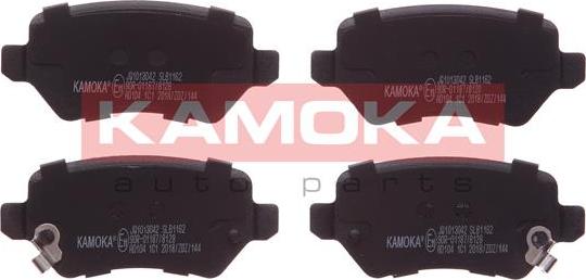 Kamoka JQ1013042 - Kit de plaquettes de frein, frein à disque parts5.com