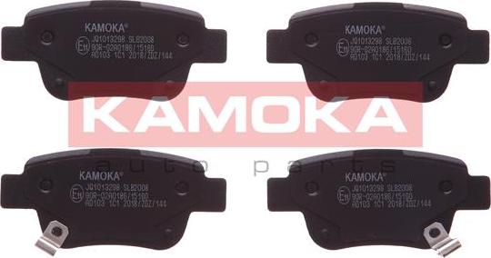 Kamoka JQ1013298 - Zestaw klocków hamulcowych, hamulce tarczowe parts5.com