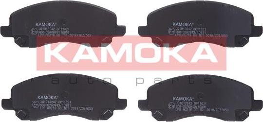 Kamoka JQ1013242 - Fékbetétkészlet, tárcsafék parts5.com