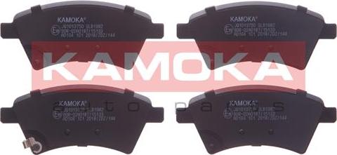 Kamoka JQ1013750 - Brake Pad Set, disc brake parts5.com