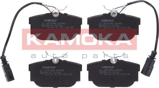 Kamoka JQ1012964 - Zestaw klocków hamulcowych, hamulce tarczowe parts5.com