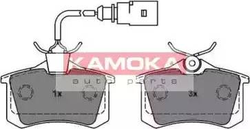 Kamoka JQ1012962 - Zestaw klocków hamulcowych, hamulce tarczowe parts5.com