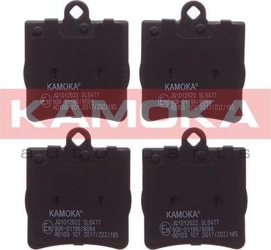 Kamoka JQ1012622 - Brake Pad Set, disc brake parts5.com