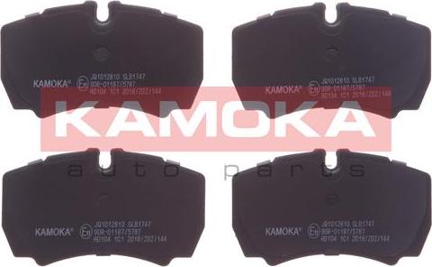 Kamoka JQ1012810 - Комплект спирачно феродо, дискови спирачки parts5.com