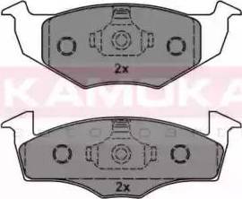 Kamoka JQ1012202 - Brake Pad Set, disc brake parts5.com