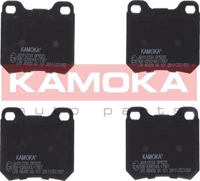 Kamoka JQ1012234 - Zestaw klocków hamulcowych, hamulce tarczowe parts5.com