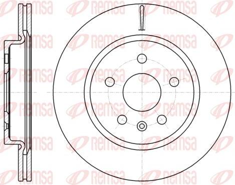 KRAFT AUTOMOTIVE 6051654 - Kočioni disk parts5.com