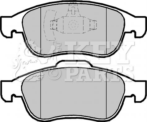 RENAULT 7711946171 - Komplet zavornih oblog, ploscne (kolutne) zavore parts5.com