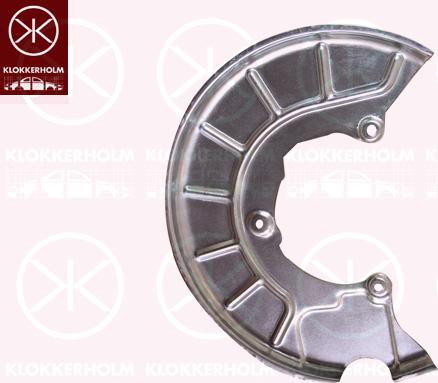 Klokkerholm 9545378 - Splash Panel, guard, brake disc parts5.com