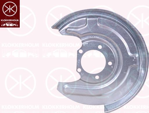 Klokkerholm 9539878 - Έλασμα πιτσιλίσματος, δισκόπλακα parts5.com