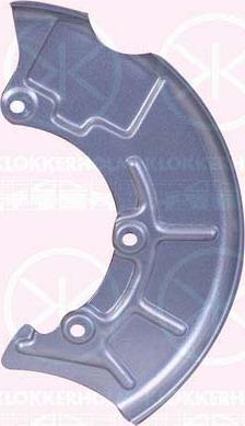 Klokkerholm 9523377 - Splash Panel, guard, brake disc parts5.com