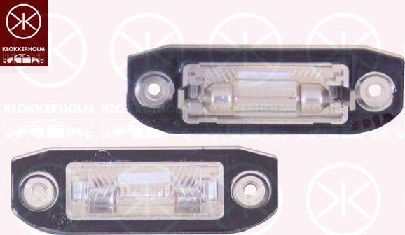 Klokkerholm 90090850 - Licence Plate Light parts5.com