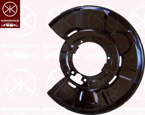 Klokkerholm 0062878 - Splash Panel, guard, brake disc parts5.com