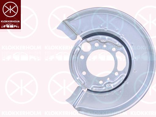 Klokkerholm 3546877 - Lim za zaštitu od prskanja, kočioni disk parts5.com