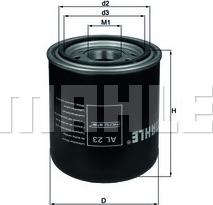 KNECHT AL 23 - Vlozek susilnika zraka, naprava za stisnjen zrak parts5.com