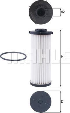 KNECHT HX 190D - Hydraulic Filter, automatic transmission parts5.com