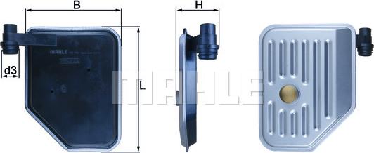 KNECHT HX 156 - Filtru hidraulic, cutie de viteze automata parts5.com