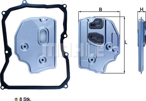 KNECHT HX 150KIT - Filtro hidráulico, transmisión automática parts5.com