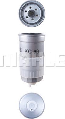 KNECHT KC 69 - Yakıt filtresi parts5.com