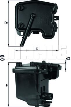 KNECHT KL 431D - Kraftstofffilter parts5.com