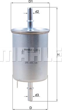 KNECHT KL 470 - Filtro combustible parts5.com