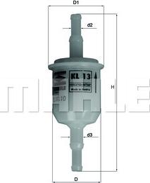 KNECHT KL 13 OF - Filtru combustibil parts5.com