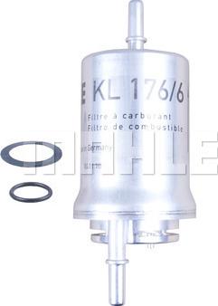 KNECHT KL 176/6D - Filtro combustible parts5.com