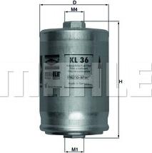 KNECHT KL 36 - Φίλτρο καυσίμου parts5.com