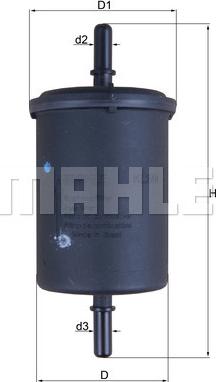 KNECHT KL 248 - Горивен филтър parts5.com