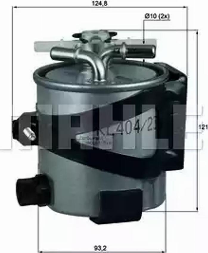 KNECHT KLH 44/22 - Топливный фильтр parts5.com