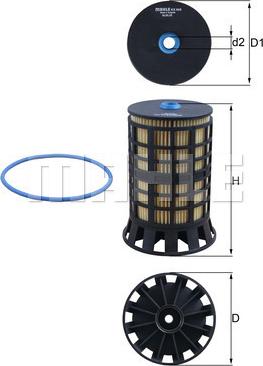 KNECHT KX606D - Kraftstofffilter parts5.com