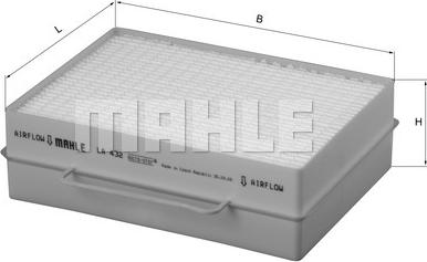 KNECHT LA 432 - Suodatin, sisäilma parts5.com