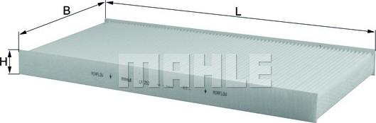 KNECHT LA 252 - Filter, Innenraumluft parts5.com