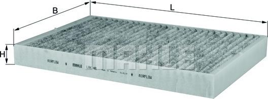 KNECHT LAK 46 - Φίλτρο, αέρας εσωτερικού χώρου parts5.com