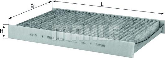 KNECHT LAK 138 - Filtro, aire habitáculo parts5.com