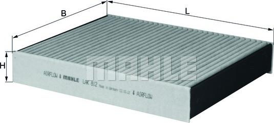 KNECHT LAK 812 - Filter, interior air parts5.com