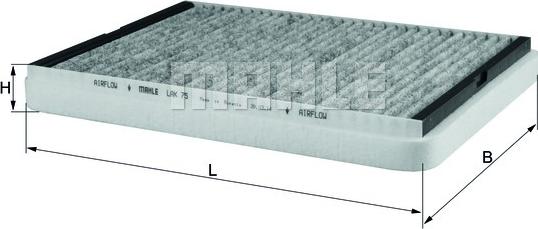 KNECHT LAK 75 - Filter, Innenraumluft parts5.com