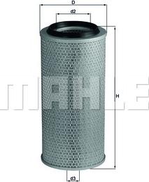 KNECHT LX 236 - Air Filter parts5.com