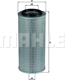 KNECHT LX 275 - Air Filter parts5.com