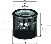 KNECHT OC 988 - Oil Filter parts5.com