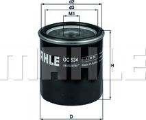 KNECHT OC 534 - Oil Filter parts5.com