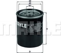 KNECHT OC 617 - Oil Filter parts5.com