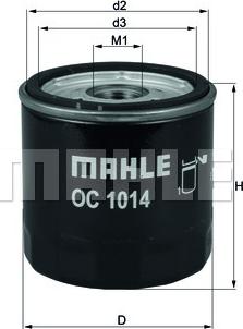 KNECHT OC 1014 - Oil Filter parts5.com