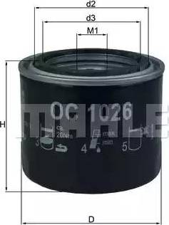 KNECHT OC 1026 - Ölfilter parts5.com