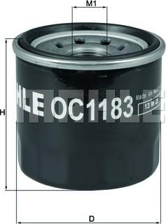 KNECHT OC 1183 - Filtro de aceite parts5.com
