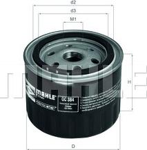 KNECHT OC 384 - Õlifilter parts5.com